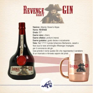 REVENGE NAVY GIN 70CL/57%