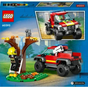 LEGO® 60393 City 4x4 Brandweertruck redding