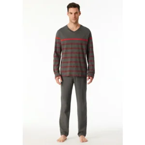 Schiesser – Casual Nightwear – Pyjama – 182605 – Dark Grey