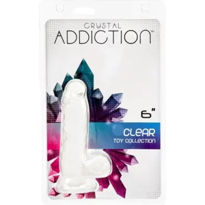 Addiction Crystal Addiction Transparante Dildo 15 cm