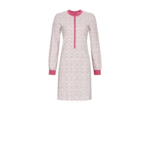 Ringella Dames Nachthemd: Roze gestreept ( tot maat 50 ) ( RIN.240 )