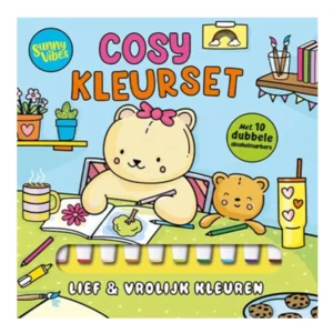 Boek - Kleurboek - Sunny vibes - Cosy kleurset