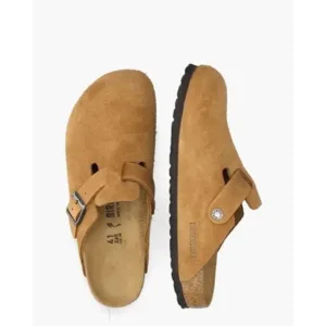 Birkenstock Boston Bruin Herenslippers