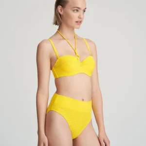 Marie Jo Swim Priscilla voorgevormde strapless bikini in geel