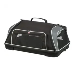 Trixie Hondentas Vliegtuigtas Boarding Zwart/Grijs 55X23X40 cm