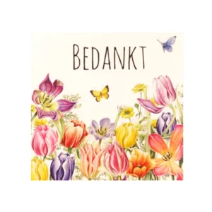 Kaart - JBS - Bedankt - Klein - JBK049