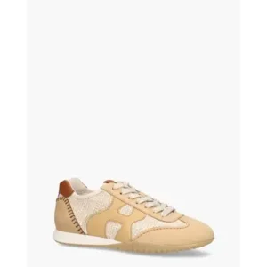 Hogan Olympia Raffia Bruin Damessneakers