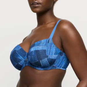 Prima Donna Twist Mauna beugel bh in jeansblauw