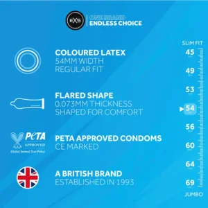 EXS Black Latex Condooms 100 Stuks