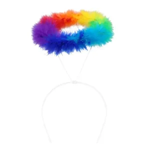 Regenboog Engelenset – Diadeem Halo & Vleugels voor Pride, Carnaval of Festival