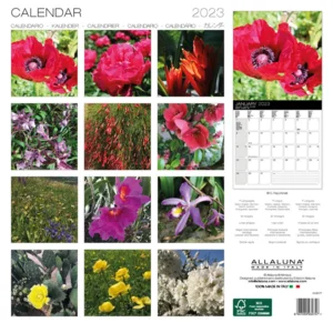 Kalender - 2023 - Flowers - 30x30cm