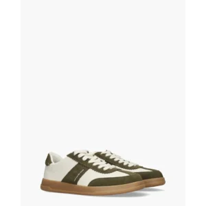East Pacific Trade Santos Off-White/Olijfgroen Herensneakers