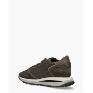 Philippe Model Tropez Haute Low Bruin Herensneakers