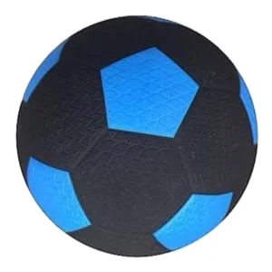 Bal - Voetbal - Rubber - Zwart & blauw - Maat 5