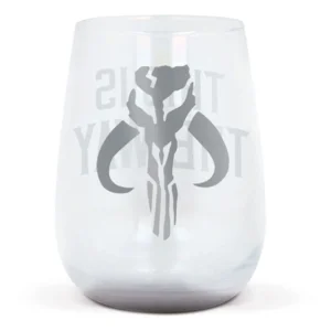 Star Wars The Mandalorian Crystal Glasses 2-Packs Case