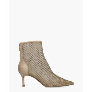 Lola Cruz Gilda Beige Dames Enkelboots