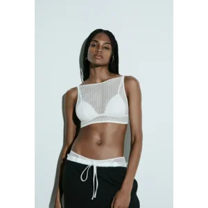 Sarda Radia bralette in ivoor