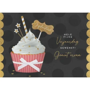 Kaart - Verjaardag - Glitter & Glamour - LLE.3014