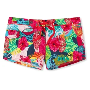 Schiesser outlet meisjes strandshort multicolor