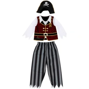 Kostuum - Piraat - 3dlg - mt.116/128