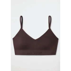 Schiesser Seamless Light bralette en slip in aubergine