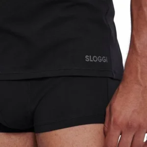 Sloggi Men GO ABC 2.0 O-Neck 2P – 10217962 – Black