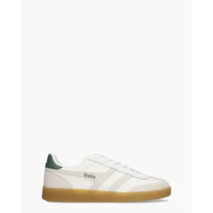 Gola Viper Leather Wit/Groen Herensneakers