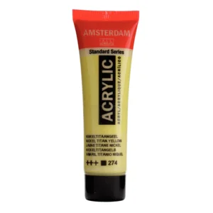Acrylverf - 274 - Nikkel titaan geel - Amsterdam - 20ml
