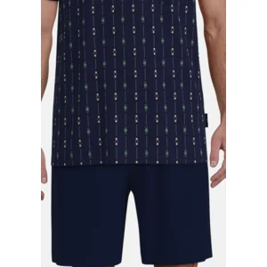 Gotzburg heren pyjama: Blauw, short / korte mouw ( CEC.59 )