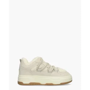 Steve Madden Boomer Beige/Off-White Damessneakers