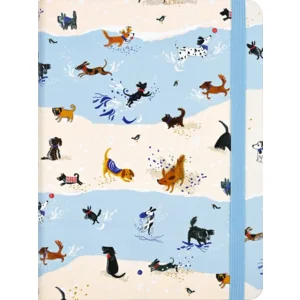 Notitieboek - Mid size journal - Playful pups - 16x21cm