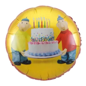 Folieballon - Buurman en buurman - 45cm - Zonder vulling