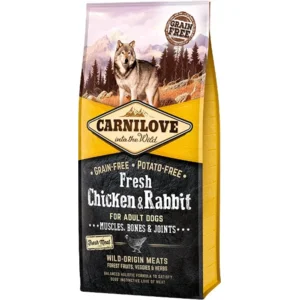 Carnilove Grain Free Fresh Chicken & Rabbit Adult 12 kg - Hond
