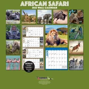 Kalender - 2023 - Afrikaanse safari - 30x30cm
