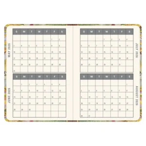 Agenda - 2026 - Compact - 16 maanden - Bomen aquarel - 12,7x17,8cm