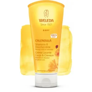 Shampoo en douchecrème baby Calendula Weleda