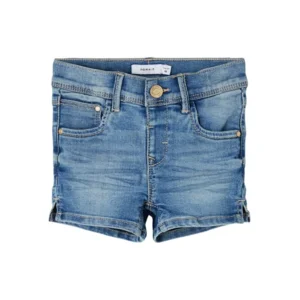 Name-it Meisjes Short Salli Dnmtindys Medium Blue Denim