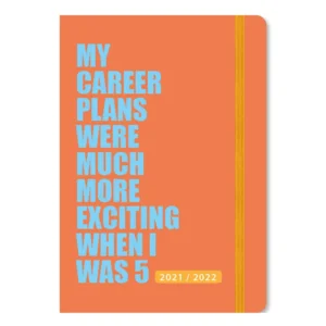 Agenda - Maandplanner - 2022 - 17 maanden - A5 - Oranje