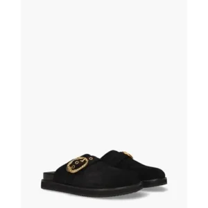 Kurt Geiger Mayfair Casual Flat Mule Zwart Damesslippers