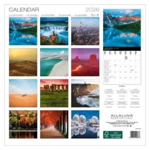 Kalender - 2026 - Magic landscapes - 30x30cm
