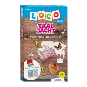 Loco Maxi - Pakket - Taaljacht - Taal en spelling - M4 / E4 - 7-9 jaar