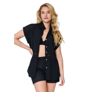 Lingadore Cotton strandset in zwart