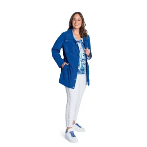 KJ Brand Broek: Wit, elastiek ( BRA.271 )