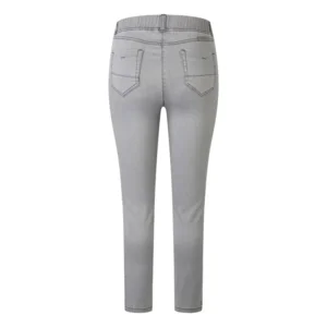 KJ Brand Jeansbroek: Grijs, Jenny, skinny, elastiek in de lenden ( BRA.324 )