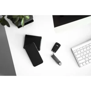 Orbitkey 2.0 Sleutelhouder Leather Charcoal/Grey