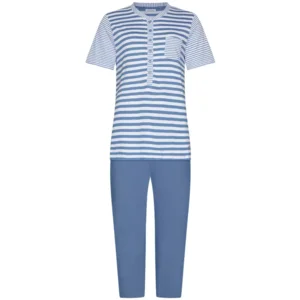 Pastunette – Stripe – 121261-126-1 – Pyjama – Stone Blue