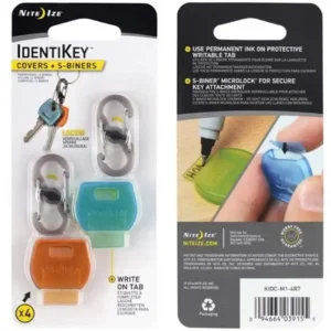 Nite Ize IdentiKey Covers met S-Biners Combo Pack KIDC-M1-4R7