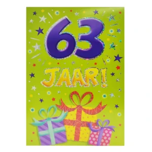 Kaart - That funny age - 63 Jaar - AT1041-E