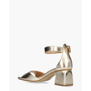 Di Lauro Dacia Goud Dames Sandalen