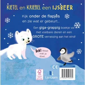 Boek - Kietel en kriebel een ijsbeer - Met flapjes